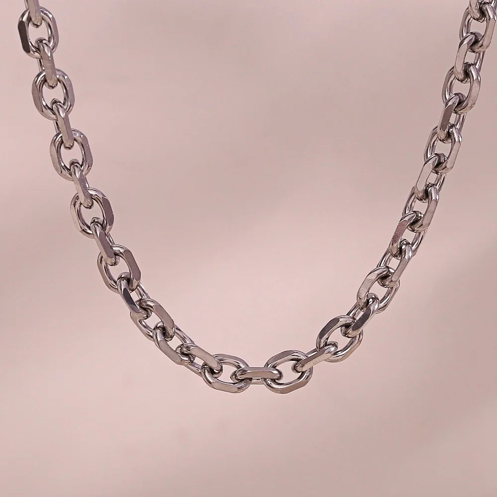Metal Hiphop Stainless Cross Chain Party