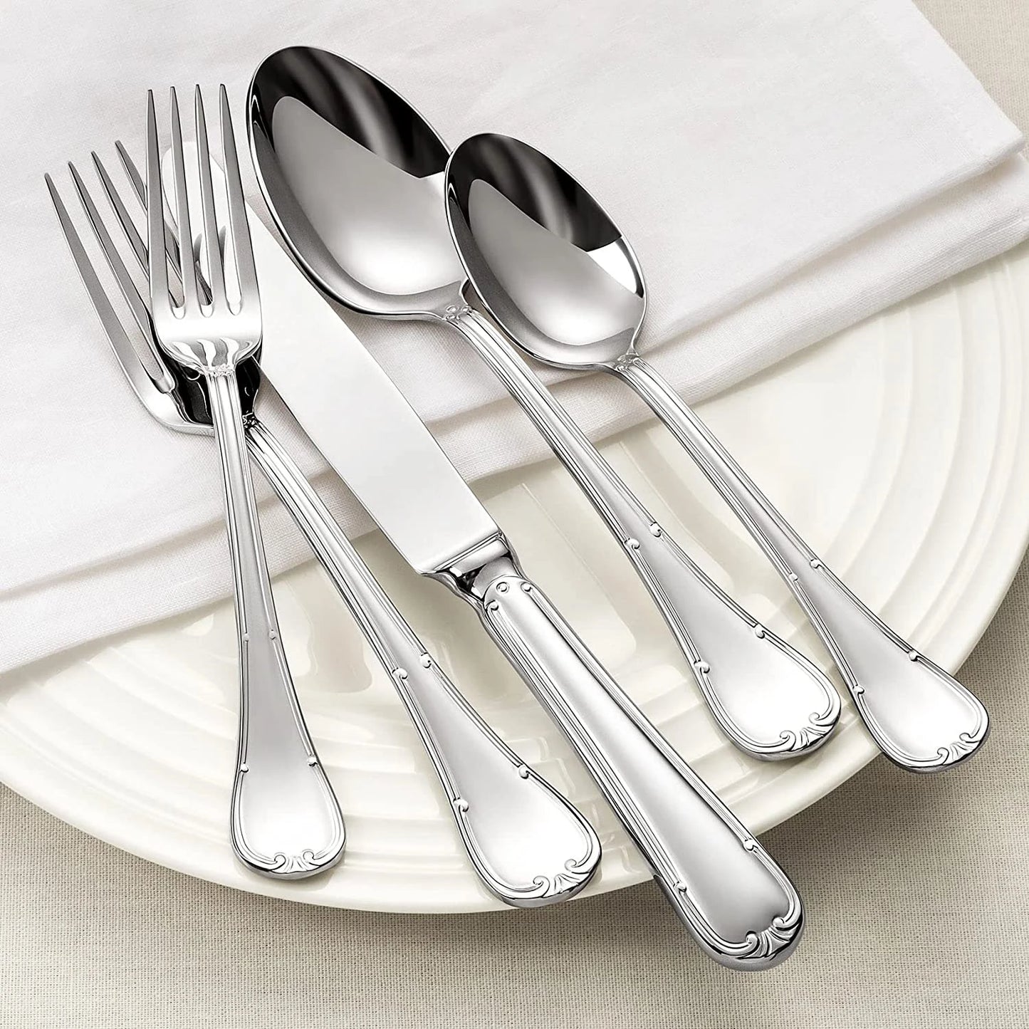 Metal Silver Cutlery Set Piece