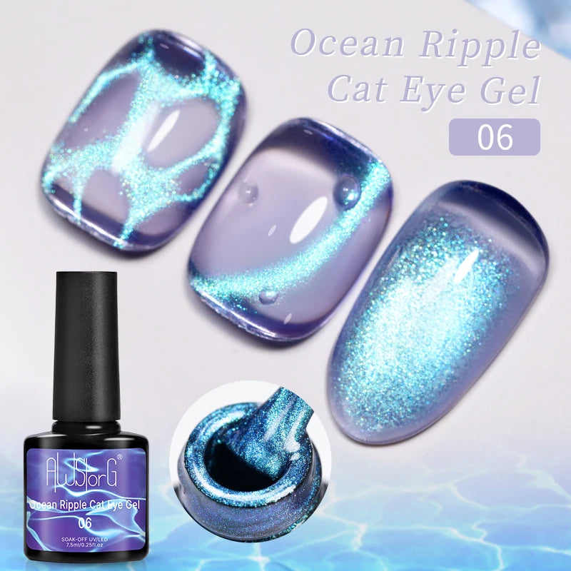 Pink Cat Eye Gel Polish