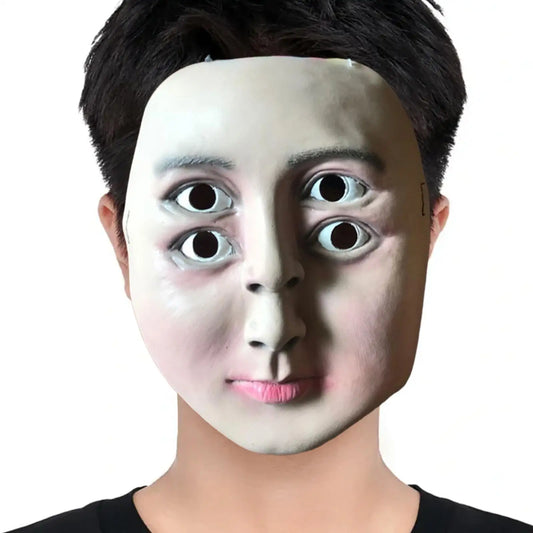 Four-Eyed Horror Latex Mask