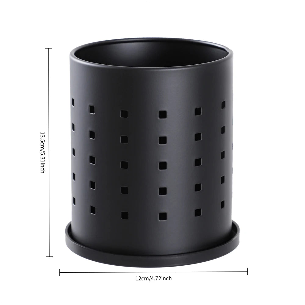 Metal Reusable Easy Clean Black