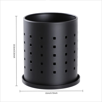 Metal Reusable Easy Clean Black