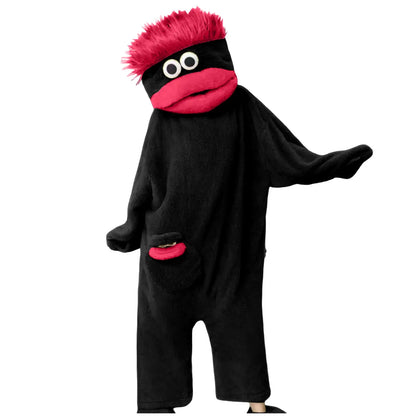 Plush Hooded Loungewear Romper
