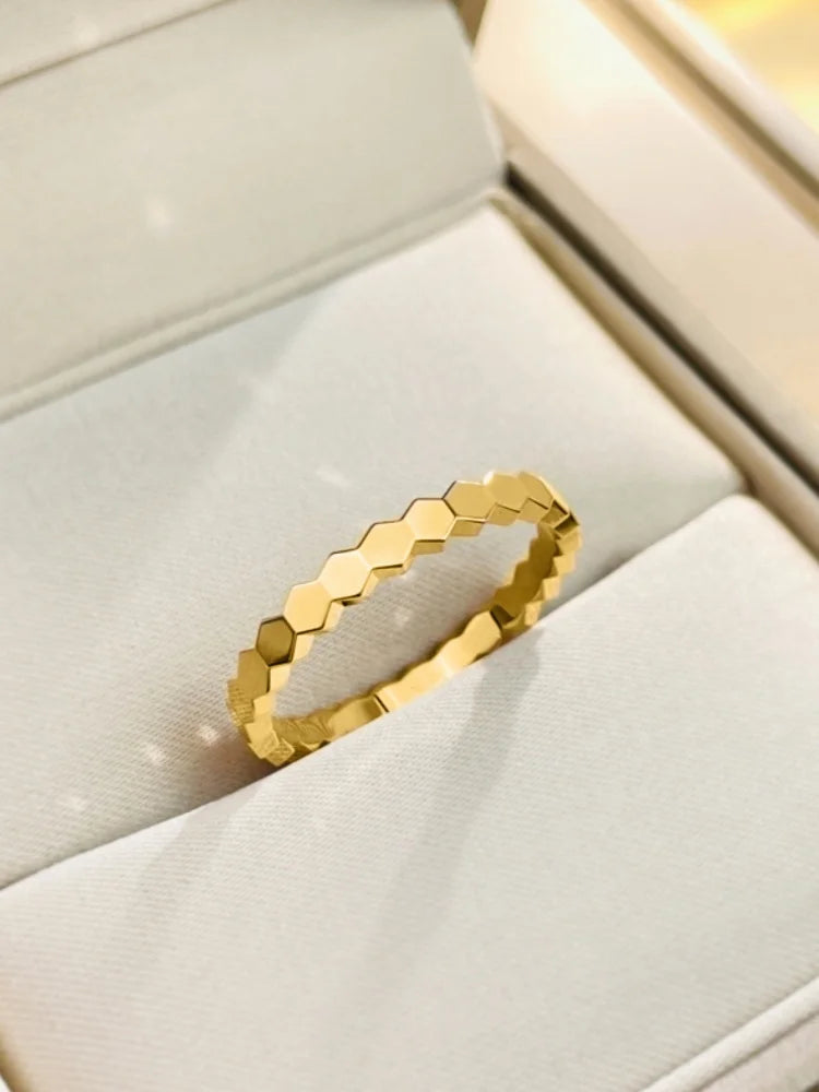 Zircon Wedding Band Ring