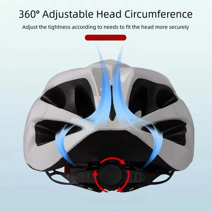 Carbon-Pattern Hollow-Vent Bike Helmet