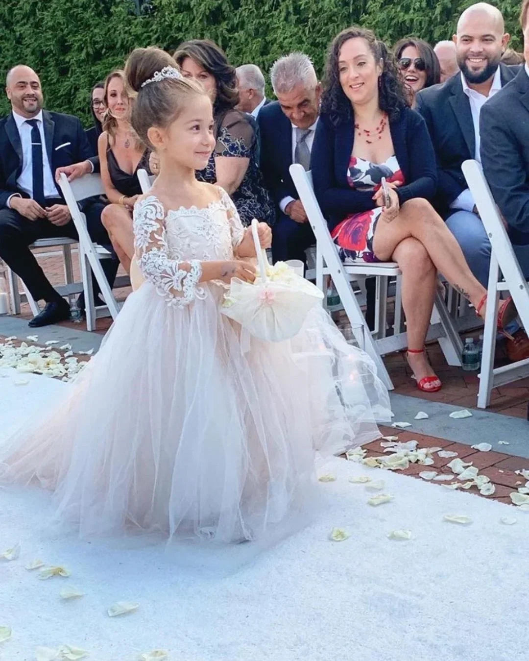 Cotton A-Line Flower Girl Dress