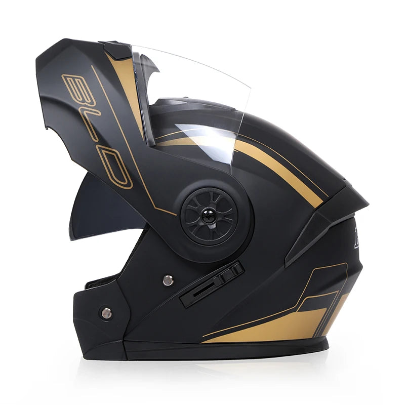 BLD Dual-Lens Flip-Up Modular Helmet