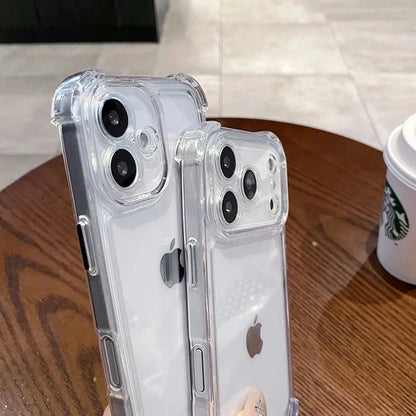 Clear Shockproof Case for iPhone 17 Pro Max | 17 Pro | 16 Pro Max | 15 Pro Max | 14 Pro Max | 13 Pro