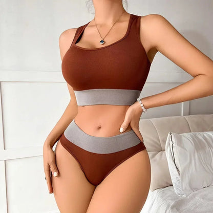 Seamless Sports Bra & Panty Set