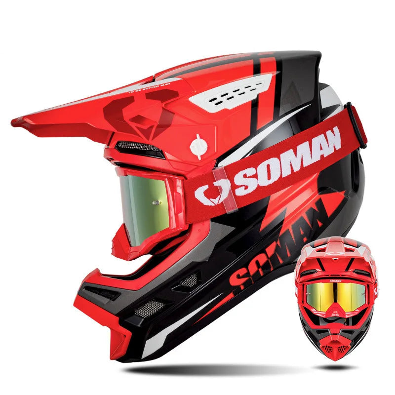 Soman Full-Face ATV Rally Helmet