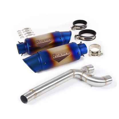 Yamaha FZ6/FZ6N/FZ6S 51mm Exhaust Middle Pipe Pair