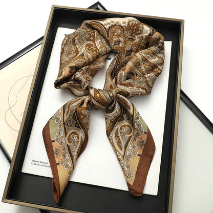 Scarf 70 70Cm Silk Square