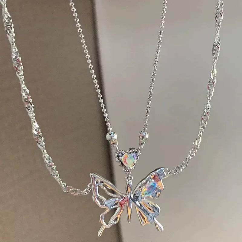 Crystal Cross Pendant Necklace