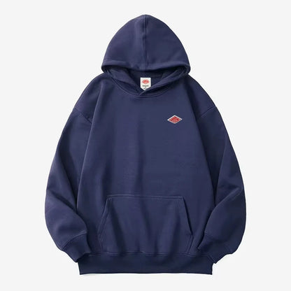 Plush Embroidered Hooded Sweatshirt