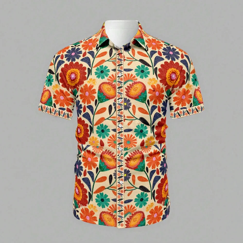 Striped Print Casual Shirt