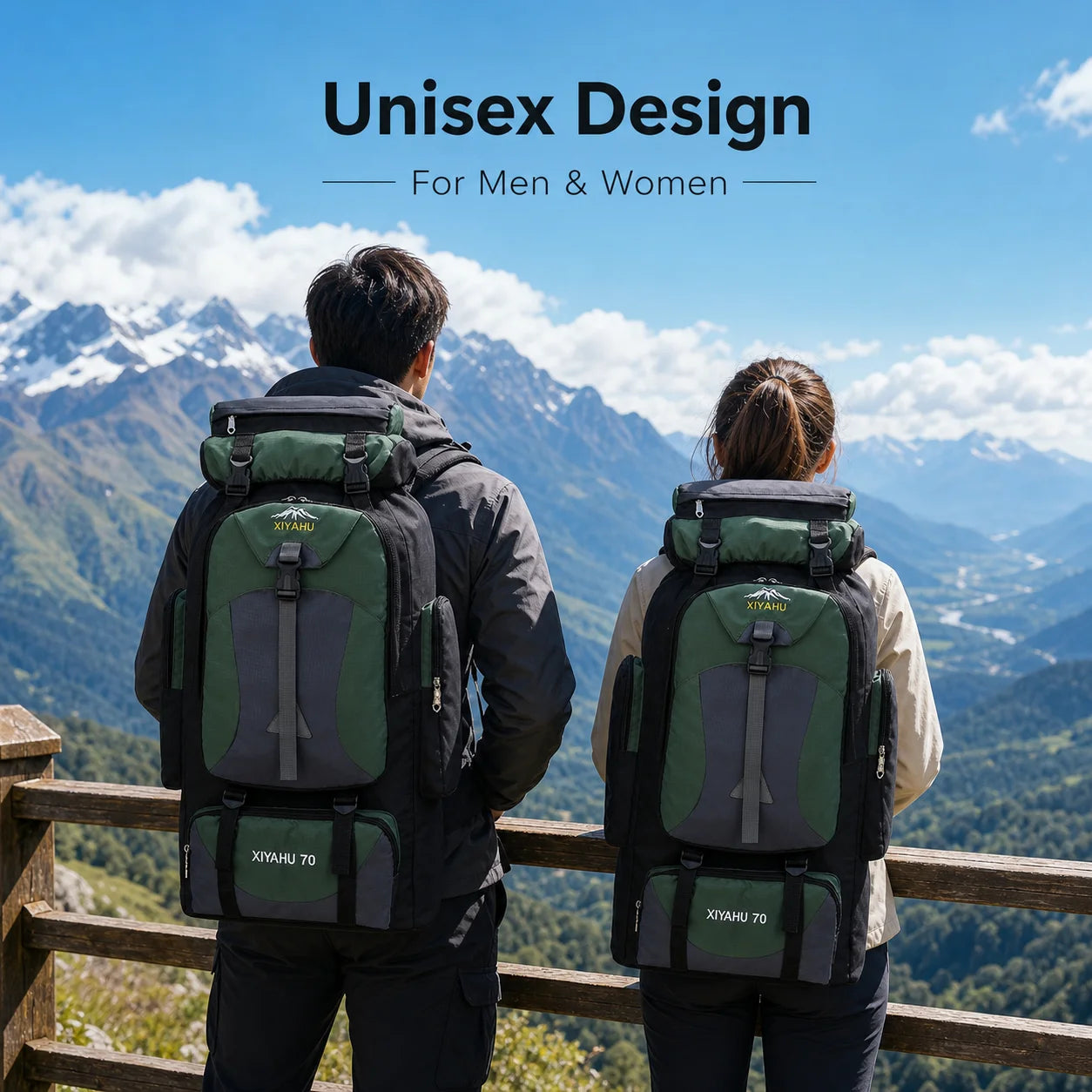 70L Waterproof Trekking Backpack