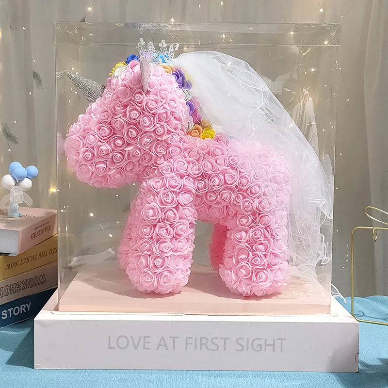 Simulated Rose Display