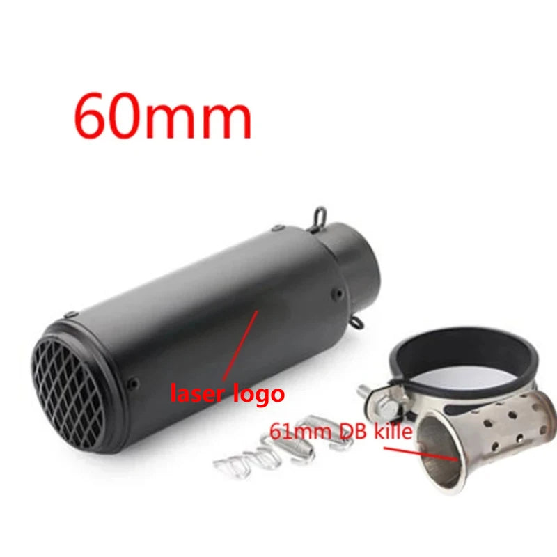 Universal 51/60mm Carbon Fiber Exhaust Muffler DB Killer