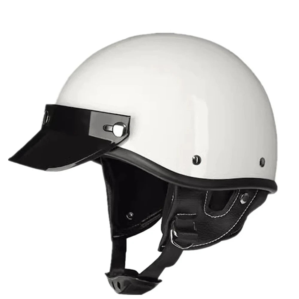 HEROBIKER Open-Face Vintage Scooter Helmet