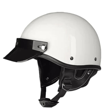 HEROBIKER Open-Face Vintage Scooter Helmet