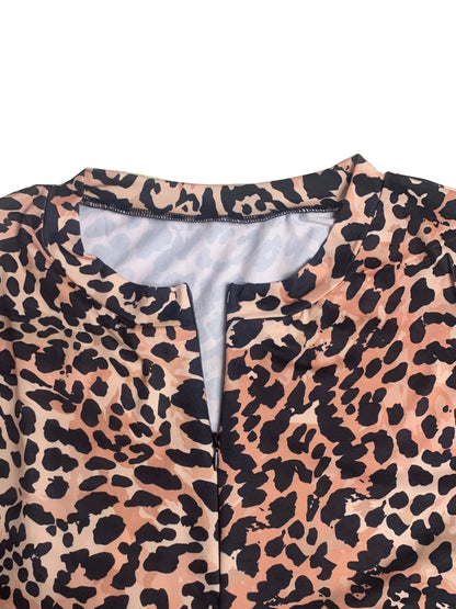 Leopard Slim Playsuit