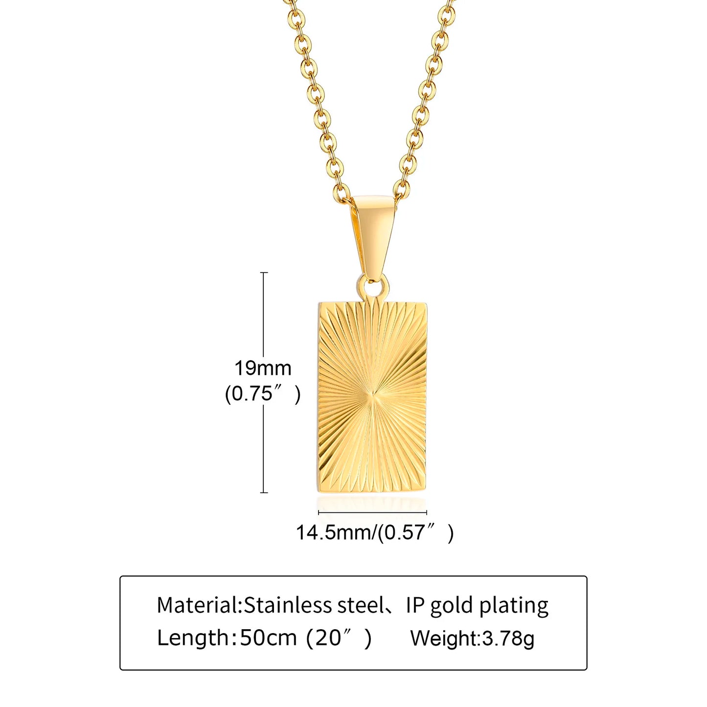 Metal Round Stainless Necklace Party