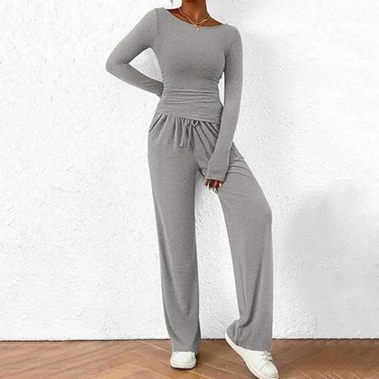 Women’s Solid Color Two-Piece Suit