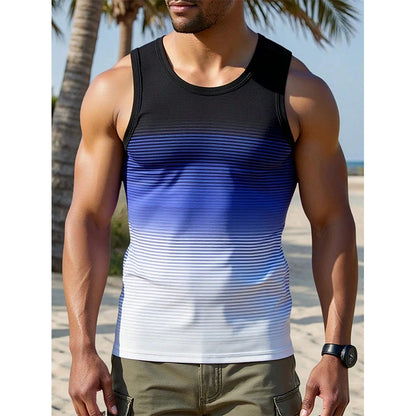 Hawaiian Coconut Print Tank Top