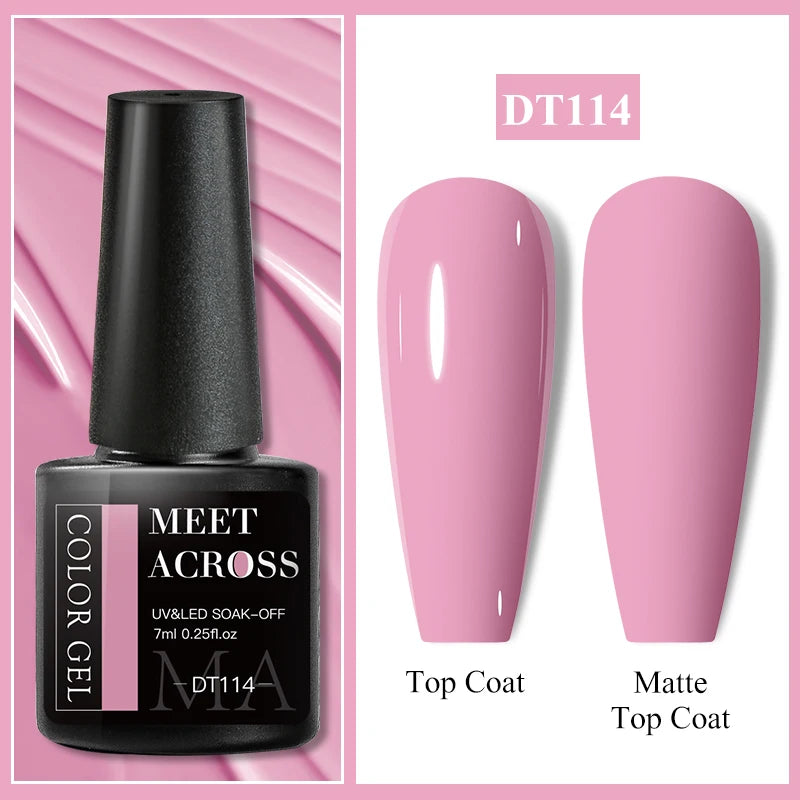 MEET ACROSS Matte Gel Polish