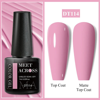 MEET ACROSS Matte Gel Polish