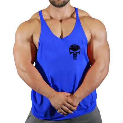 Muscular Stringer Bodybuilding Gym Vest
