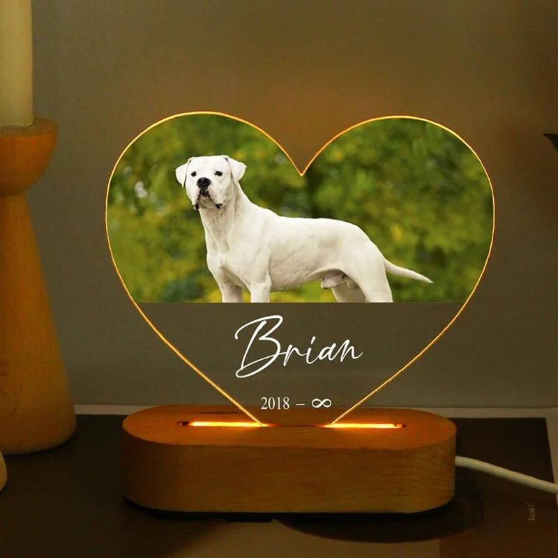 Personalized Heart Pet Frame