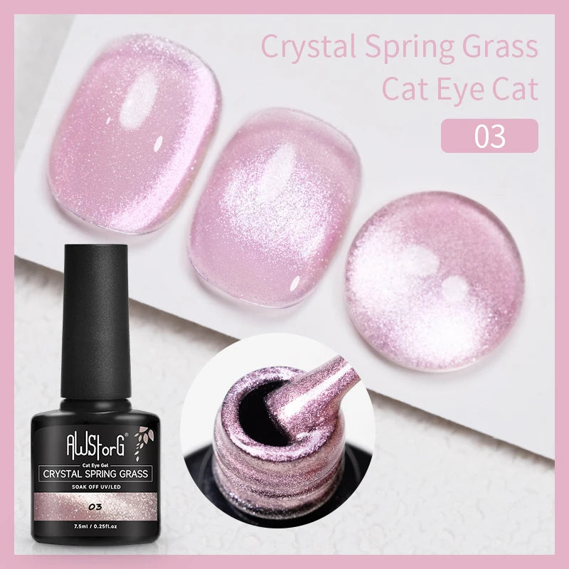 Pink Cat Eye Gel Polish