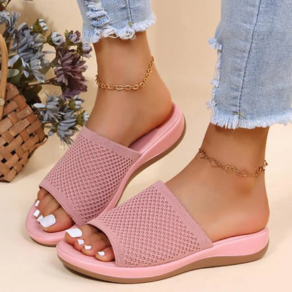 Elastic Strap Sandals