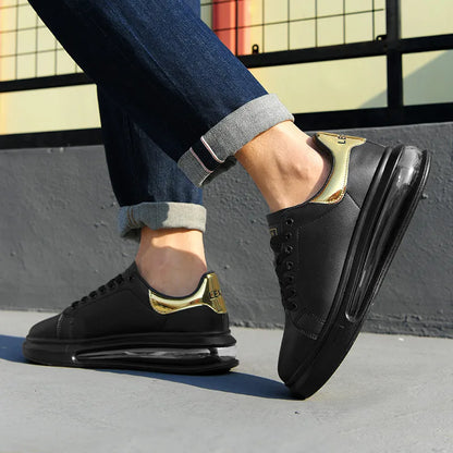Solid Microfiber Racing Trainers