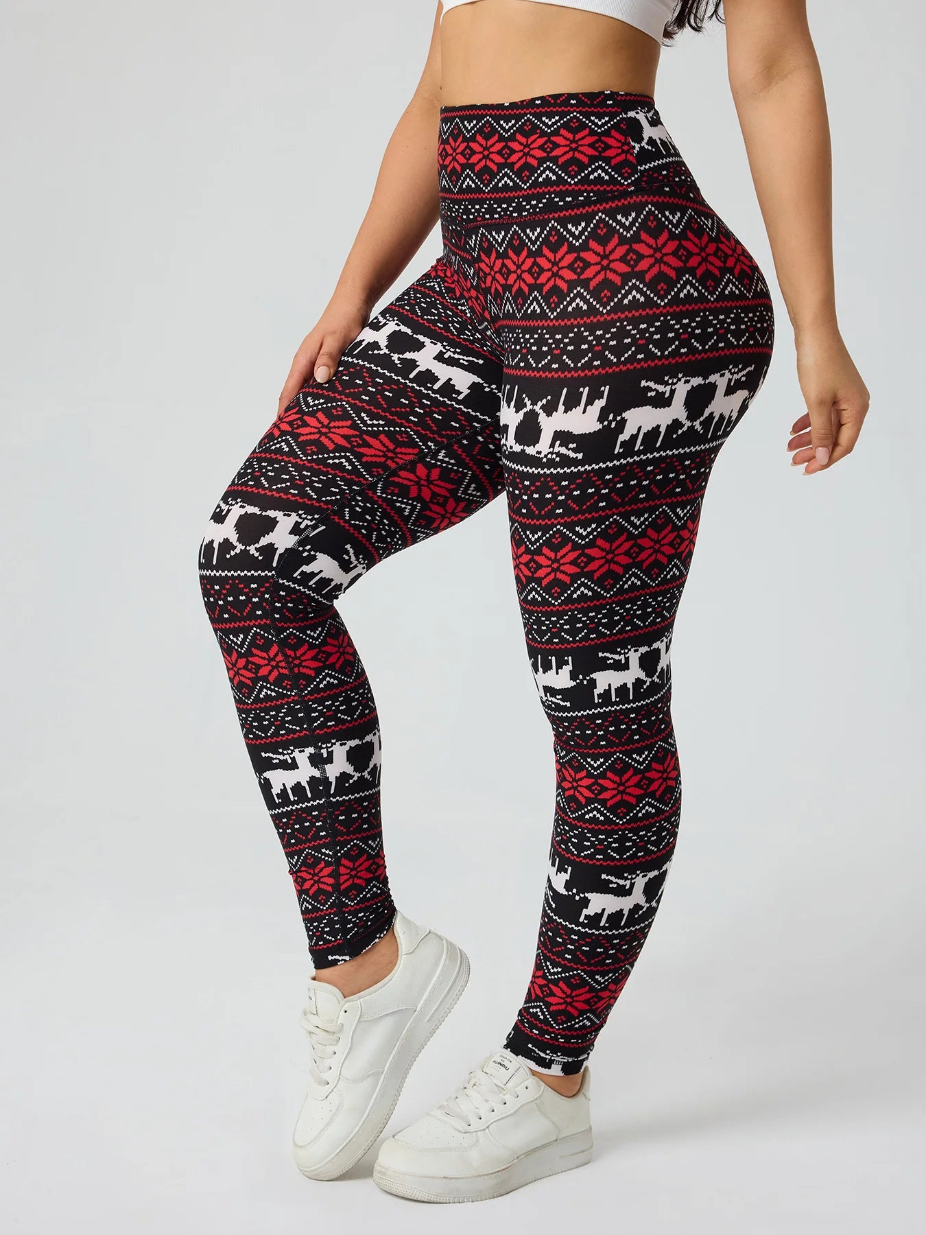 Christmas Print Holiday Leggings