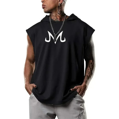 Quick-Dry Bodybuilding Anime Print Vest