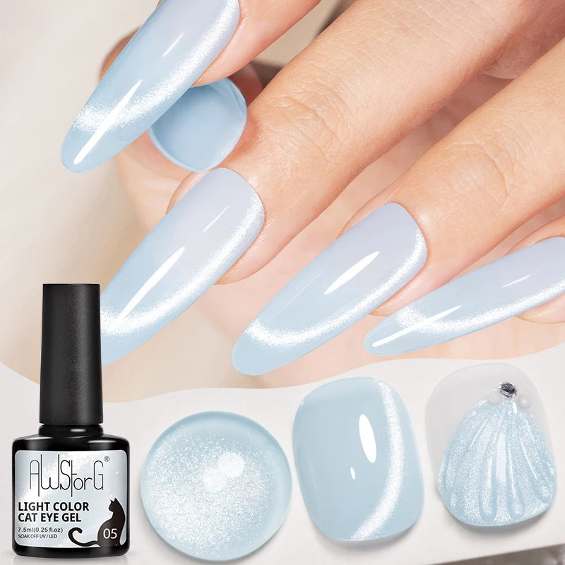 Pink Cat Eye Gel Polish