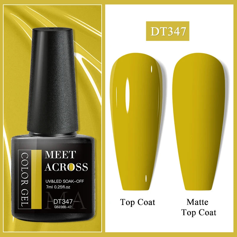 MEET ACROSS Matte Gel Polish