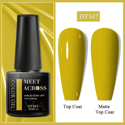 MEET ACROSS Matte Gel Polish