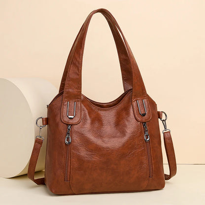 Retro Leather Shoulder Bag