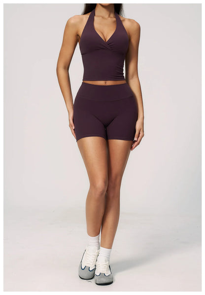 Hanging Neck Yoga Tops Sports