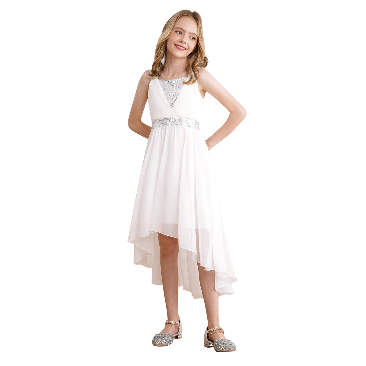 Chiffon A-Line Dress