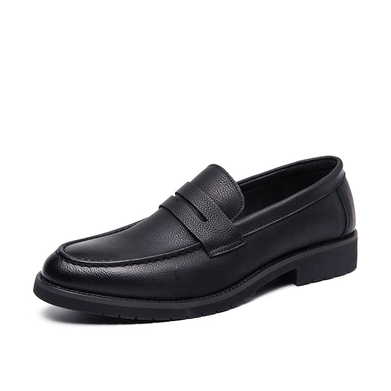 Soft Leather Bean Loafers