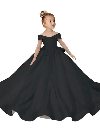 Princess Cotton Flower Girl Dress