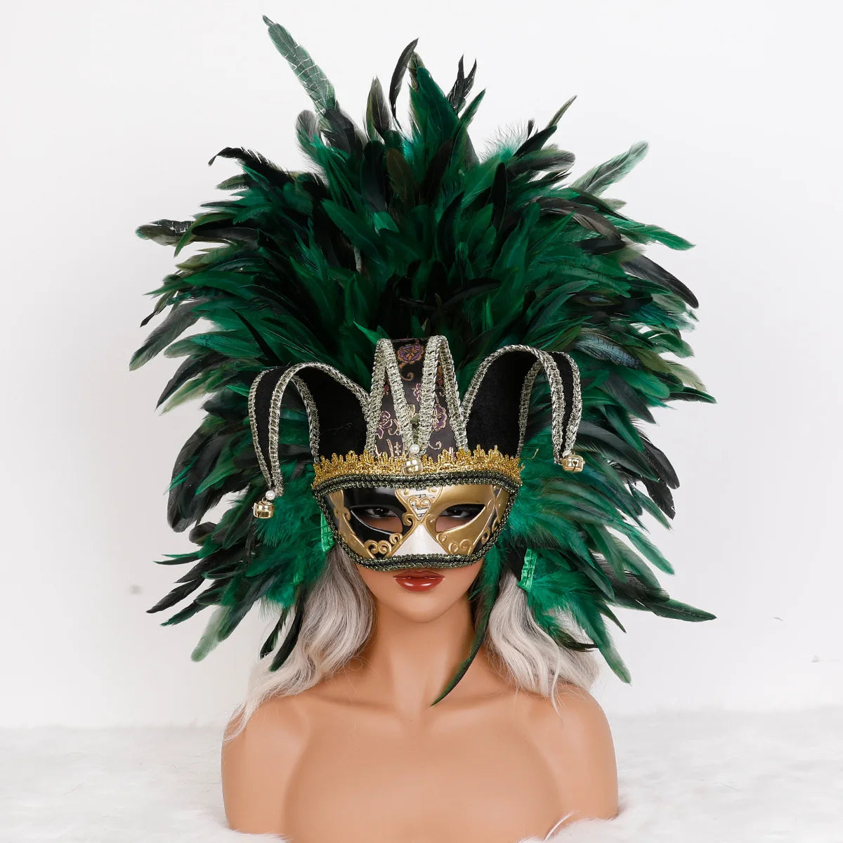 Feather Masquerade Party Mask