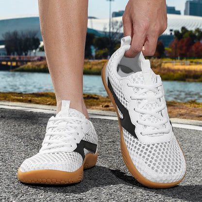 Wide-Toe Barefoot Mesh Sneakers