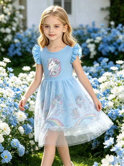 Unicorn Cartoon Dress