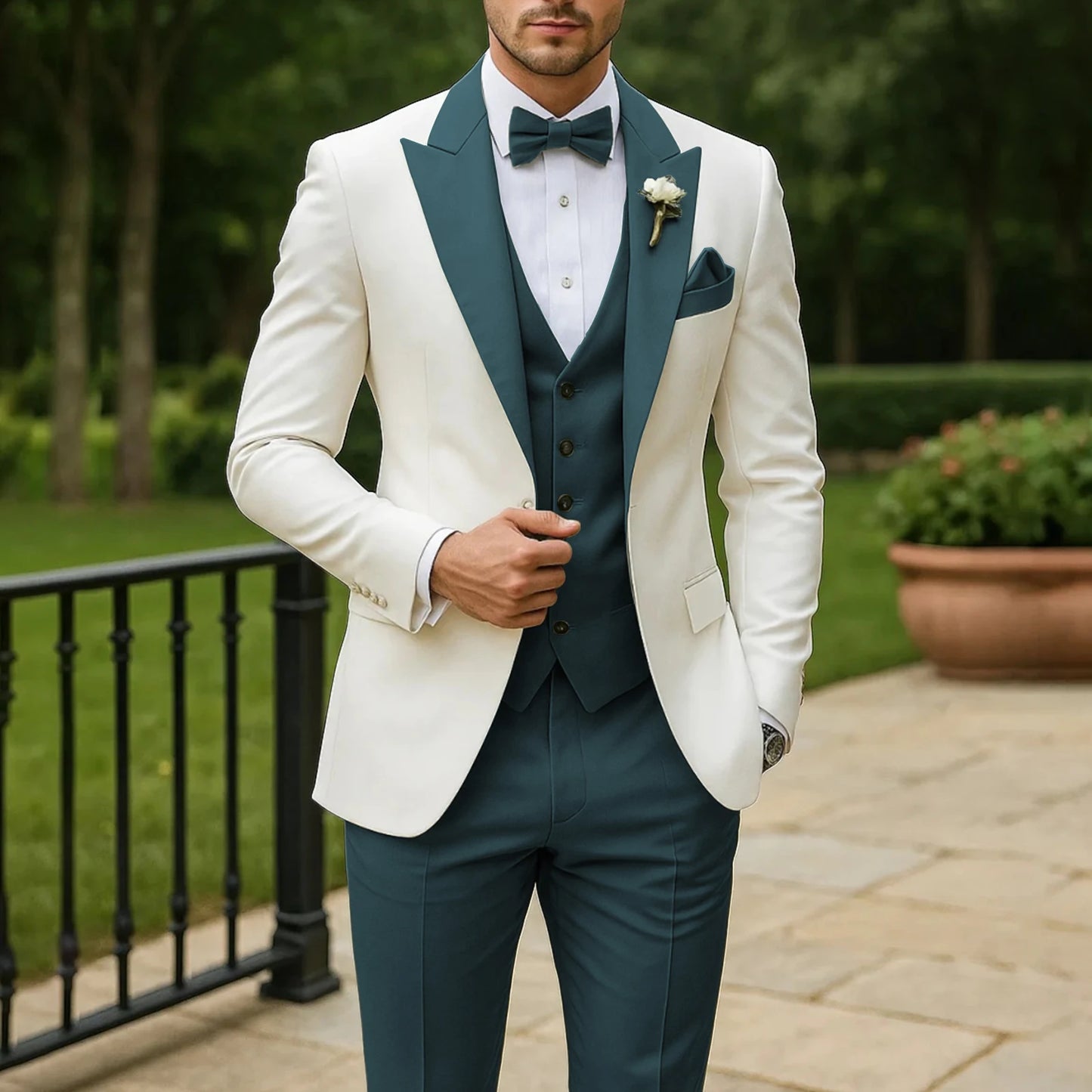 Formal Groom Groomsman Wedding Suit