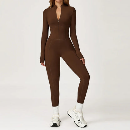 Women’s Fleece-Lined Full-Zip Jumpsuit